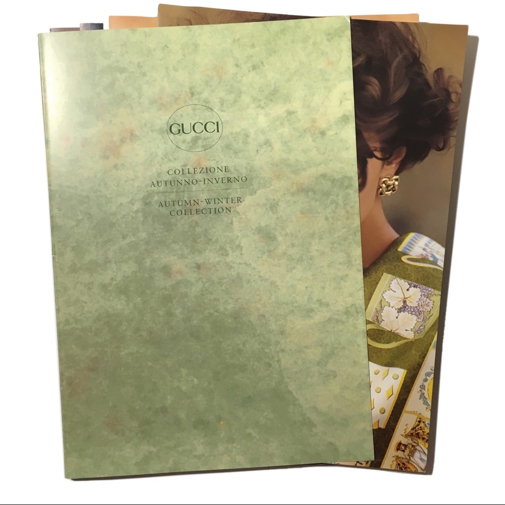 Vintage Gucci A/W 1991 Collection Foldout Catalog